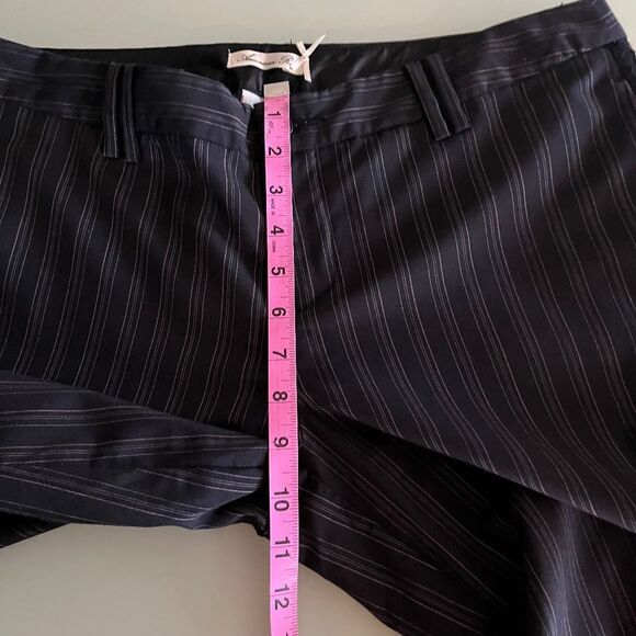 AMERICAN RAG women size 11 Button High Wide Waist Bermuda Capri  pockets 4 - Picture 8 of 9